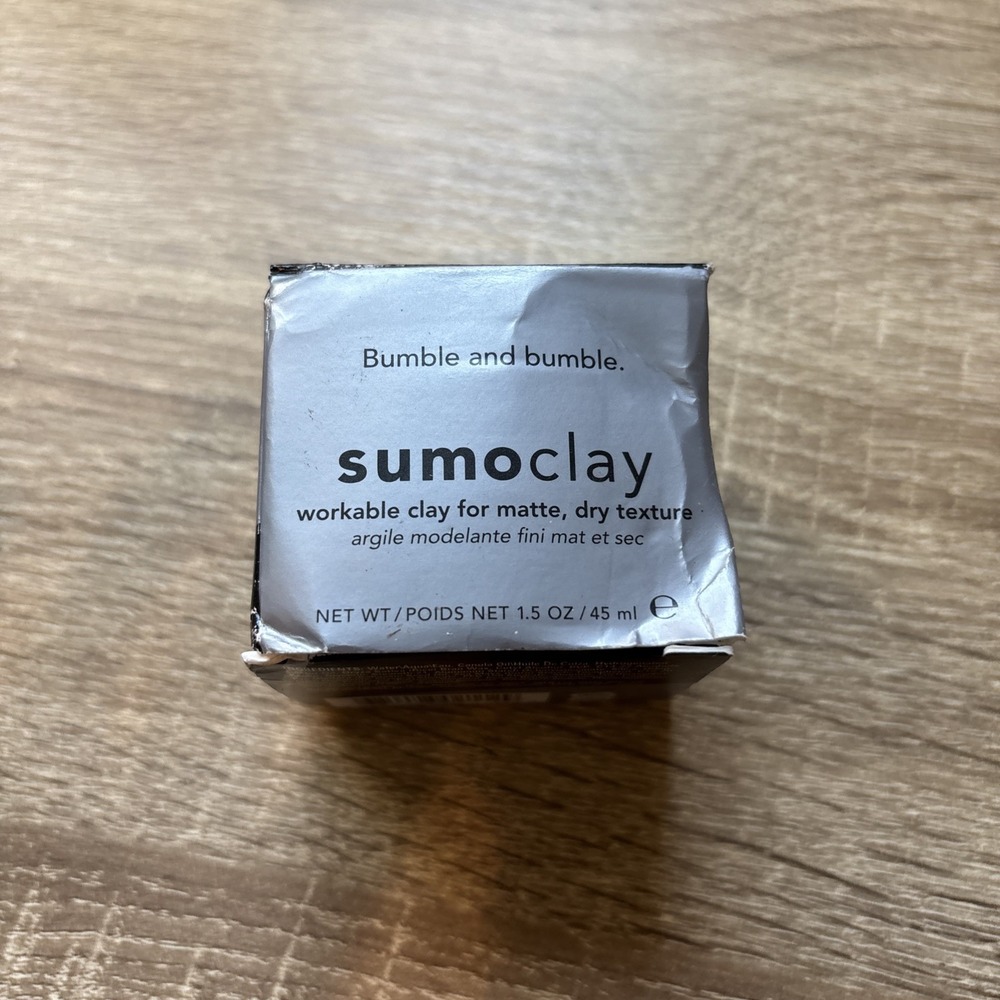 Bumble and Bumble Sumoclay Workable Clay for Matte Dry Texture 1.5oz/45ml NIB